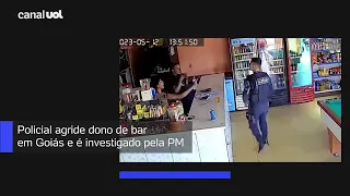 MAIS UMA agressão de PM do DF: UOL: Policial agride dono de bar em Goiás e é investigado pela PM