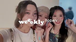 (SUB) Weeekly TODAY☀ 소은이와 2024 시즌 그리팅 촬영 현장 속으로!🎨