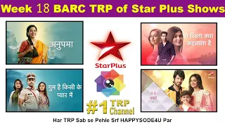 Star Plus Barc Trp of week 18 || All Shows of this Week ||