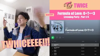 TWICE - Formula Of Love Album / Listening Party (part 1/4) - Reaction