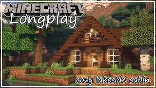 Minecraft Relaxing Longplay - Peaceful Lakeside Cottage (No Commentary) [1.20]