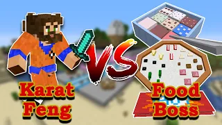 ME VS Food Boss Reheated! | Player VS Minecraft Mob battle