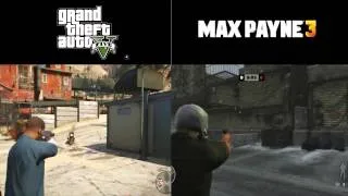 GTA V vs  Max Payne 3 .стрельба сравнение