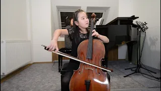 Maria Theresia von  Paradis - Sicilienne played by Kanon Huang (7 years old)