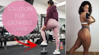 CAN YOU BUILD LEGS & GLUTES WITH ONLY DUMBBELS?? Let's find out! (SOLUTION FOR CROWDED GYMS!)