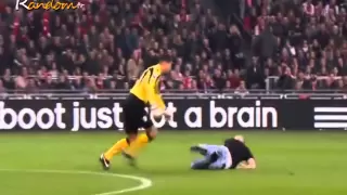 Goalkeeper kicks fan keeper esteban ajax az football fight 2011