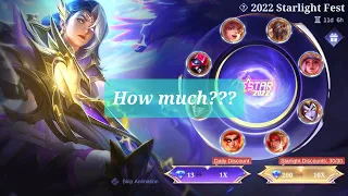 HOW MUCH FOR LESLEY ANNUAL STARLIGHT SKIN? | 2022 STARLIGHT FEST DRAW EVENT | Mobile Legends