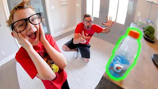 Father VS Son GAME OF BOTTLE FLIP 4!