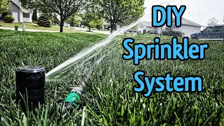 The BEST DIY Sprinkler System // Lawn Irrigation // Quick Snap