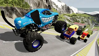 Monster Jam | Monster Truck | Insane Monster Jam Truck Jumps #69  - BeamNG Drive