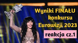 Eurowizja 2023 zwycięzcy, oficjalne wyniki REAKCJA (cz.1) Blanka, Loreen i inni (cdn)