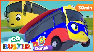 Super-Buster | Go Buster Dansk | Moonbug Børn Dansk - Sange og tegnefilm for børn