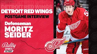 Red Wings LIVE Postgame | Moritz Seider | 11.6.21