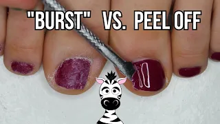 Peel off Base Coat vs  "BURST" Gel Remover | Madam Glam | MelodyMinutes Christmas Edition!