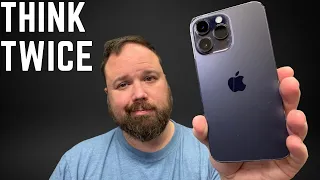 I Regret the iPhone 14 Pro Max - NOT an Upgrade.