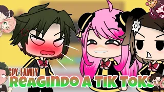 Spy X family reagindo a Tik Tok deles Gacha Life (Ship: Anya x Damian)