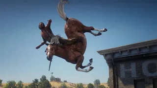 Horse Falls and Crashes | Euphoria Ragdolls | RDR2 PC Mods → part 6