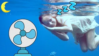 UNDERWATER Fan Noise + Underwater Shower Sounds For Sleeping