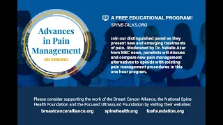 Full Patient Webinar: Advances in Pain Management