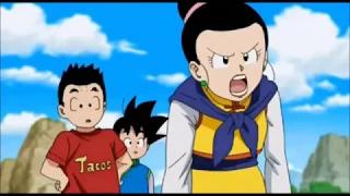 Chi-Chi orders Piccolo and Krillin to work at the field