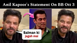 Anil Kapoor's Statement On Bigg Boss OTT Season 3 & Salman Khan | Anil Kapoor New Host Off BBOTT3?
