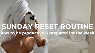 SUNDAY RESET ROUTINE🫧| self-care, cleaning, decluttering & how to prepare for a new week|