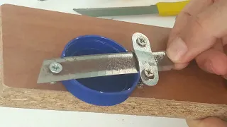 diy pet bottle strip cutter