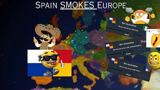 Spain SMOKES Europe | Roblox Rise of Nations