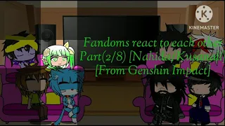 Fandoms react to Each other Part 2/8 (Nahida/Kusanali) [From Genshin Impact]