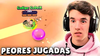 REACCIONANDO A LAS PEORES JUGADAS de BRAWL STARS