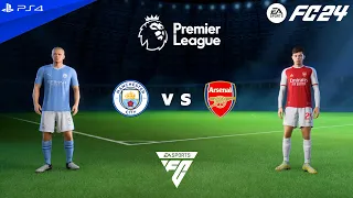 FC 24 - Man City vs Arsenal | Premier League 2023/24 - PS4 Gameplay