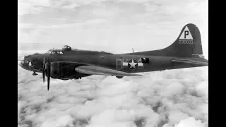WW2 Grafton Underwood USAAF Air Base - UK B-17 Bomber with a ghostly sound caught on video.