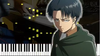 Attack on Titan Season 2 Episode 6 OST - "Vogel Im Käfig" (Synthesia Piano Tutorial - Live Cover)