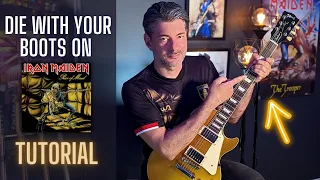 Iron Maiden - Die With Your Boots On Tutorial for BEGINNERS