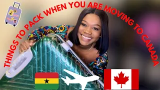 ESSENTIAL THINGS TO PACK WHEN YOU ARE MOVING TO CANADA 🇨🇦 | COMPLETE TRAVEL LIST | #canada #travel