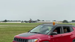 Air Force F-16 departs EAA Airventure Oshkosh 2021!