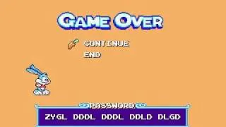 Tiny Toon Adventures Buster's Hidden Treasure: Game Over