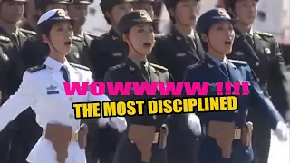 CHINESE FEMALE HELL MARCH PARADE The most disciplined