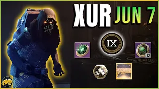 Destiny 2 - The Final Shape - Xur UPDATE - Strange Coins - Favor of the Nine - June 7th