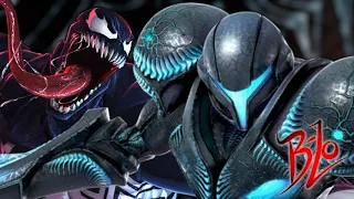 Venom Vs Dark Samus - A Rap Battle by B-Lo (ft. Stofferex & ZaBlackRose)