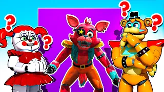 GUESS The FNAF Character with Glamrock Freddy and Circus Baby