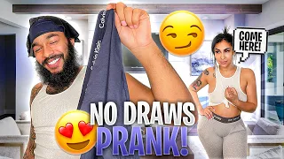 I WORE NOTHING UNDER MY SWEATPANTS TO SEE IF MY GIRLFRIEND NOTICES!!