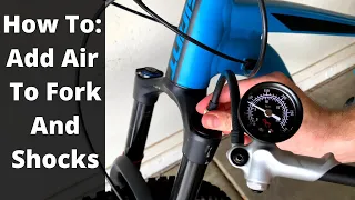 Easiest Way To Add Air To MTB Fork And Shocks