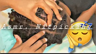 Asmr/ scalp check. Nitpicking. X gentle scratching 😴