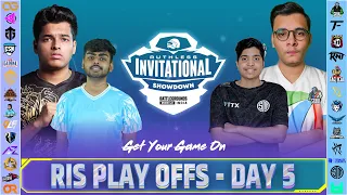 [HINDI] RUTHLESS INVITATIONAL SHOWDOWN| PLAY-OFFS| DAY 5| Ft. #GODL #SOUL #TX #XO #SG #TSM #OR #BGMI