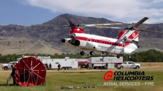 Columbia Helicopters Model 234 Chinook CH47D Vertol 107-II Aerial Firefighting Capabilities