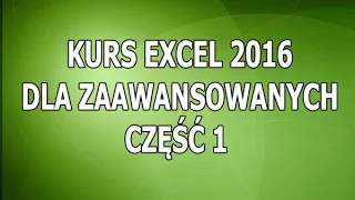 Kurs Excel 2016 Dla Zaawansowanych - Część 1 - Wklej specjalnie