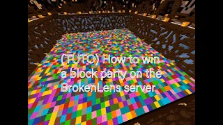 {TUTO) Minecraft How to win a block party on the BrokenLens server