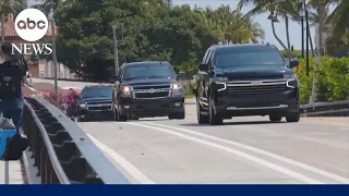 Trump leaves Mar-a-Lago on his way to airport for arraignment in New York
