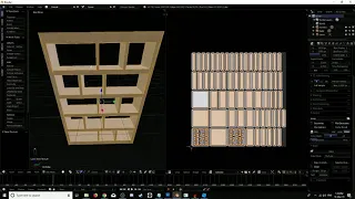 Making a bookcase in blender for roblox & Second Life with UV mapping / shadow textures